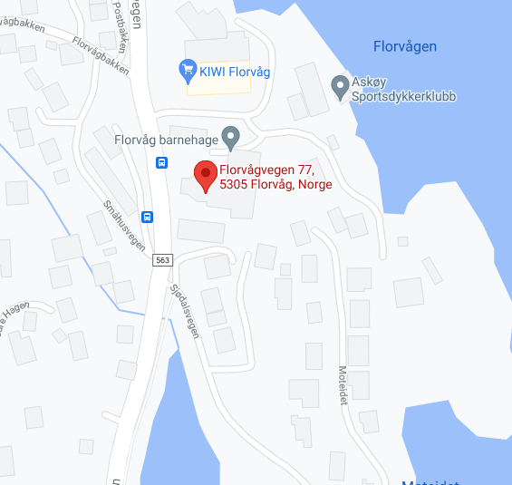 map Florvåg barnehage
