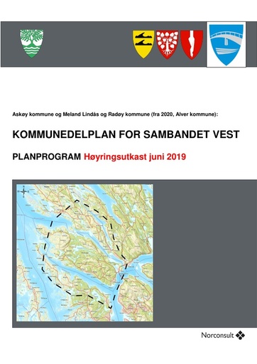 5190526 Sambandet vest planprogram Høyringsutkast